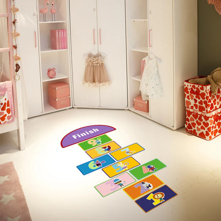 Kids Room Hopscotch Game Floor Sticker