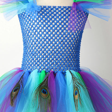 Party Dress Girl Gradient Mesh Princess Birthday Dress - Party Dress - Doker - Mad Fly Essentials