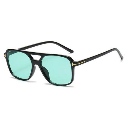 Men Retro Vintage Square UV400 Sunglasses - Mad Fly Essentials