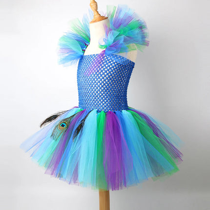 Party Dress Girl Gradient Mesh Princess Birthday Dress - Party Dress - Doker - Mad Fly Essentials