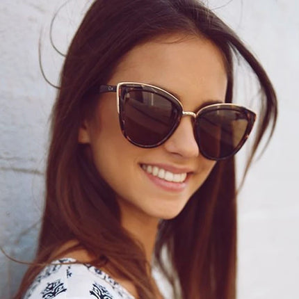 Women Sunglasses Vintage Gradient Cateye UV400 Eyewear - Women Sunglasses - DCM - Mad Fly Essentials