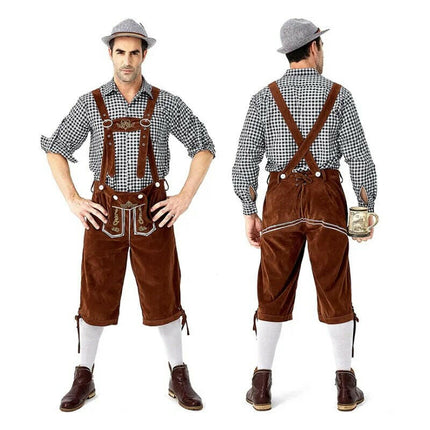 Men Bavarian Oktoberfest Bartender Halloween Costume