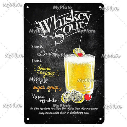 Sex-on-the-Beach Vintage Pub Bar-Wall Novelty Sign - Home & Garden Mad Fly Essentials