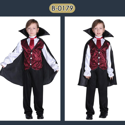 Boys Halloween Party Vampire-Count Dracula Costume - Kids Shop Mad Fly Essentials