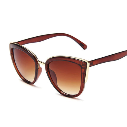 Women Sunglasses Vintage Gradient Cateye UV400 Eyewear - Women Sunglasses - DCM - Mad Fly Essentials