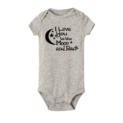 Baby Girl I LOVE YOU TO THE MOON AND BACK Romper