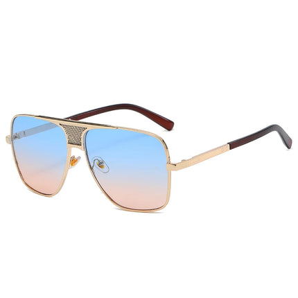 Men 2024 Classic Oversized Retro UV400 Sunglasses