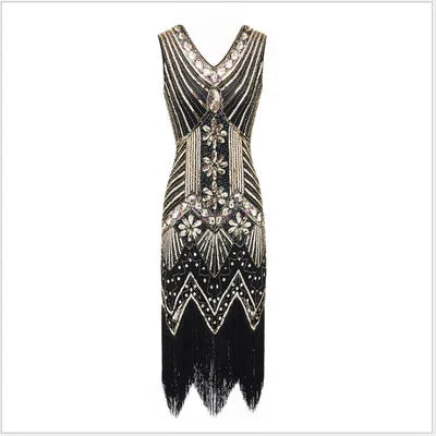 Women's 1920s Great Gatsby Sequin Party Dress