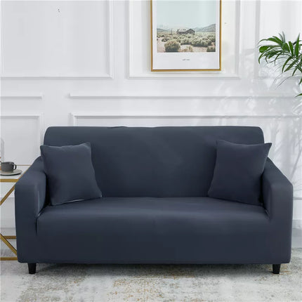 Elastic Living Room Solid Spandex Sofa Slipcovers