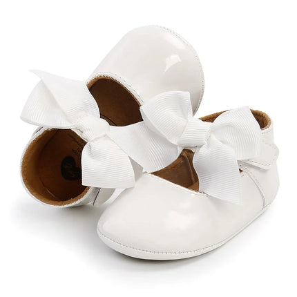 Newborn Baby Girl Bowknot First Walker Shoes