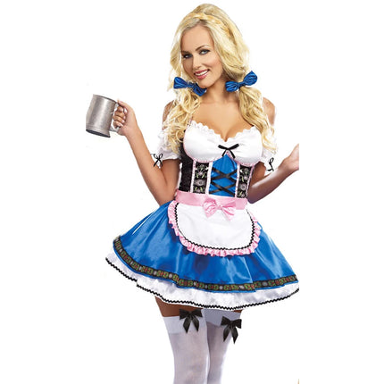 Women Oktoberfest Costume Bartender Waitress Outfit