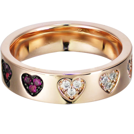 Women 925 Sterling Silver Heart Ring