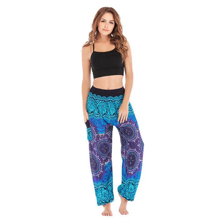 Women Boho Casual Fitness Yoga Harem Pants - Mad Fly Essentials