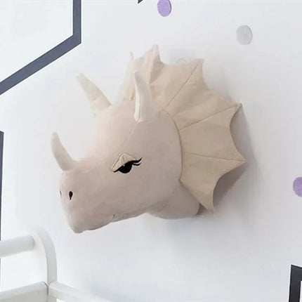 Kids Room Decor Plush Animal Wall Dinosaur - Kids Room Decor - Nordic Creations - Mad Fly Essentials