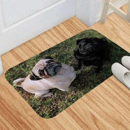 Cartoon 3D Dinosaur Dog Wolf Animal Door Mats - Mad Fly Essentials