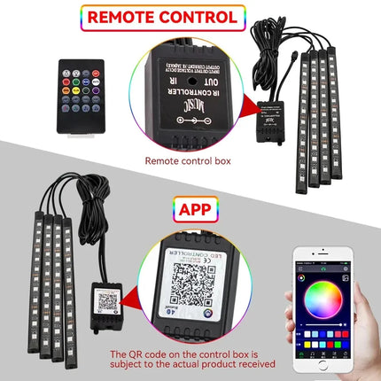 Auto LED Light Interior Ambient Night Light - Auto LED Light - Fccemc - Mad Fly Essentials
