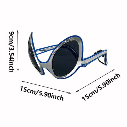 Men Sunglasses Halloween Funny Alien Style Luminous Eyewear - Men Sunglasses - DDDLONG - Mad Fly Essentials
