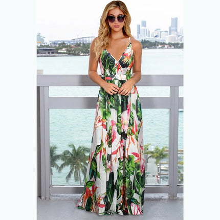 Maxi Dress Women European Bohemian Maxi Dress - Maxi Dress - HLJ-GG - Mad Fly Essentials