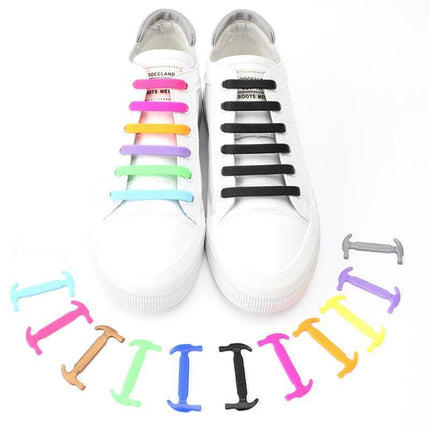 Elastic No Tie Shoelaces Kids Footwear - Mad Fly Essentials