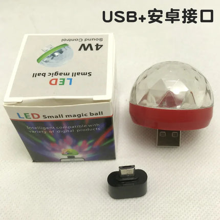 USB Mini LED Atmosphere Stage DJ Disco Light