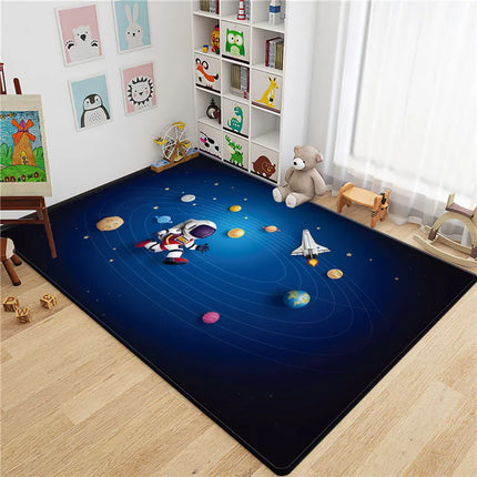 Area Rug Kids Room 3D Astronaut Round Rug - Area Rug - Miracle Sweet - Mad Fly Essentials