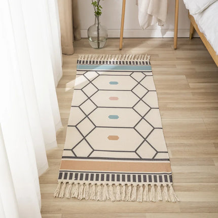 Area Rug Plaid Bedroom Living Bohemian Rug - Area Rug - Miracle Sweet - Mad Fly Essentials