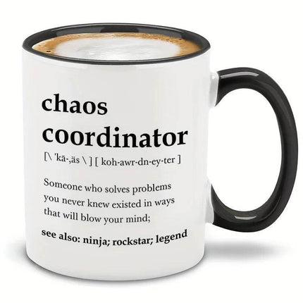 Chaos Coordinator Novelty Coffee Mug – Mad Fly Essentials