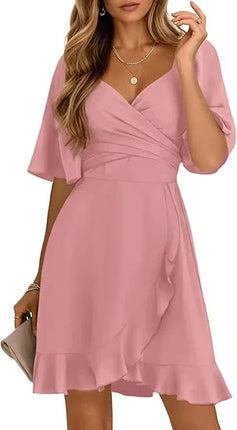 A-Line Dress Women Summer Thin Casual Midi Vacation Dress - Allneon - A-Line Dress - Mad Fly Essentials