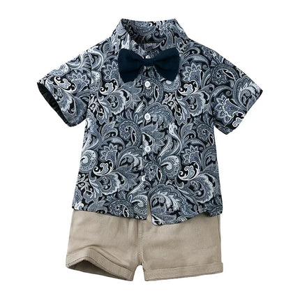 Clothing Set Boy Summer Floral Vacation Seasonal Wear - Clothing Set - Surferfish - Mad Fly Essentials