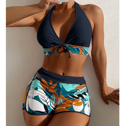 Tankini Set Women Paneled Floral 2pc Swimwear Set - Tankini Set - Stefani Lee -  Mad Fly Essentials