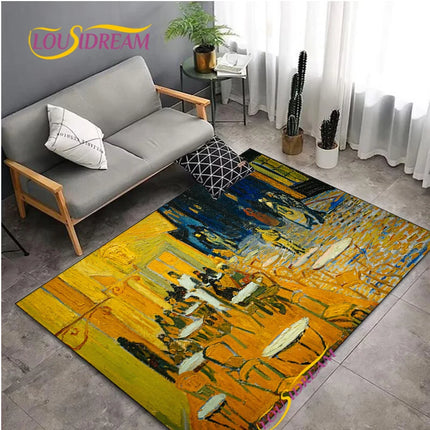 Area Rug Van Gogh Starry Night Living Home Rug - Area Rug - Louisidream - Mad Fly Essentials