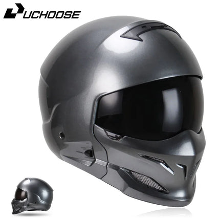 Motorcycle Helmet Half Predator Detachable Multi-purpose Helmet - Motorcycle Helmet - Kemimoto - Mad Fly Essentials