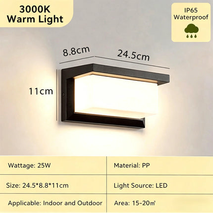 LED Wall Sconce Modern Outdoor Sensor Light - LED Wall Sconce - Clode - Mad Fly Essentials