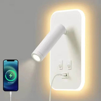 6W Minimalist USB Rectangular Wall Lamp - Mad Fly Essentials