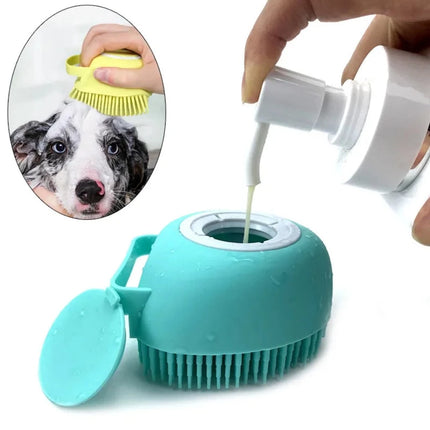 Silicone Massage Pet Dog Washing Glove