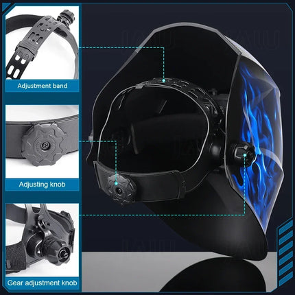 Welding Mask Large View Solar Filter Welder Set - Welding Mask - chgimposs - Mad Fly Essentials