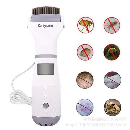 Pet Essentials Quiet Cat Brush Electric Lice Flea Comb - Pet Essentials - Ahwoo and Groo - Mad Fly Essentials