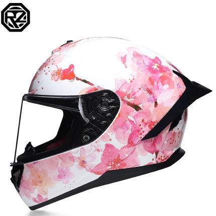 Motorcycle Helmet Cyril-966 DOT White Shell Riding Helmet - Motorcycle Helmet - Cyril - Mad Fly Essentials