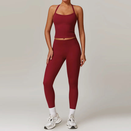 Activewear Set Women 2pc Crop Top Yoga Sportswear Set - Activewear Set - Bessmini - Mad Fly Essentials