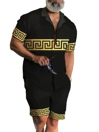 Tracksuit Men 3D Retro Casual Oversized Tracksuit Set - Tracksuit - Jeywood - Mad Fly Essentials