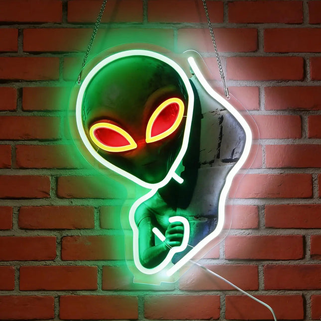 LED Party Light Alien Neon Gaming Room Tiki Bar Bedroom Wall Light - LED Party Light - Heruled - Mad Fly Essentials