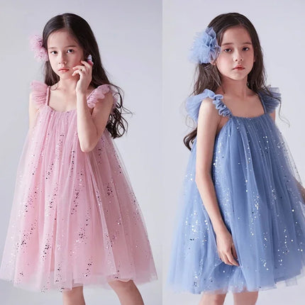 Baby Girl 3-8Y Ruffle Sequin Princess Dress