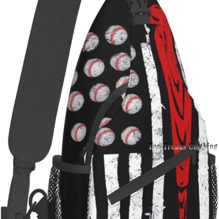 Crossbody Bag Men Baseball Sling Chest Bag - Crossbody Bag - Heatboywade - Mad Fly Essentials