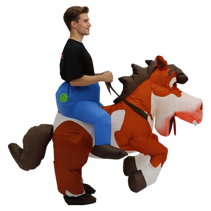 Inflatable Costume Funny Ride Roleplay Horse Animal Party Set - Inflatable - Starry Decor - Mad Fly Essentials