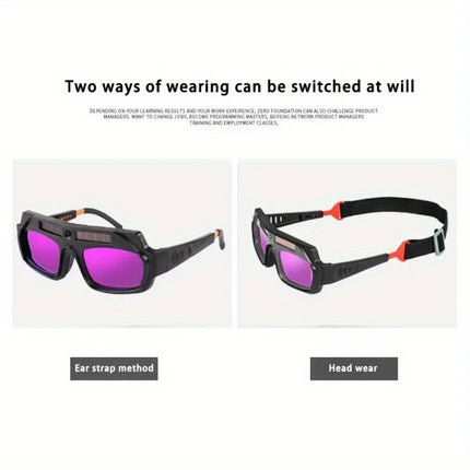 Welding Mask Anti Glare Auto Darkening Glasses - Welding Mask - Kriocy - Mad Fly Essentials
