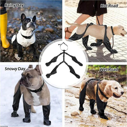 Adjustable Waterproof Pet Dog Boots - Mad Fly Essentials