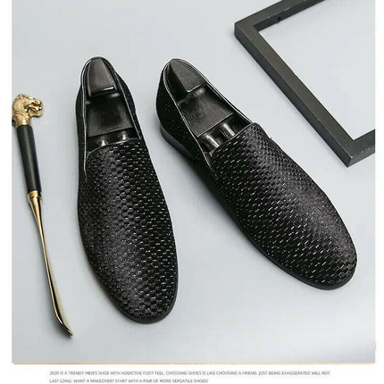 Men Luxury Velvet Party Wedding Loafers - Men's Fashion Mad Fly Essentials