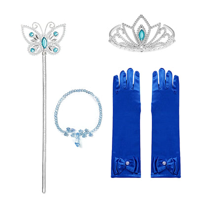 Girl Seasonal Wear Gloves Wand Princess Costume Accessories Set - Girl Seasonal Wear - Zawaland - Mad Fly Essentials