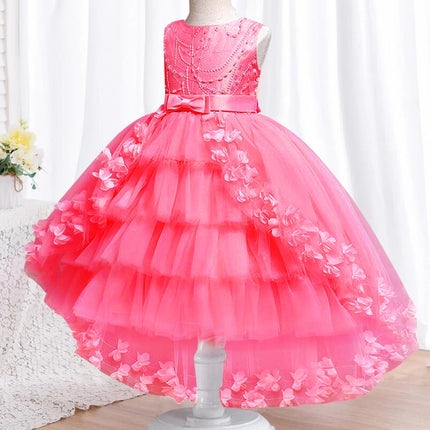 Princess Dress Baby Girl 3-12Y Petal Pink Bridesmaid Dress - Princess Dress - LJW - Mad Fly Essentials