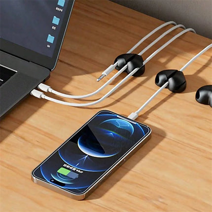 Home Electronics 2pc Heart Shaped Mini Cable Organizer - Home Electronics - Harko - Mad Fly Essentials